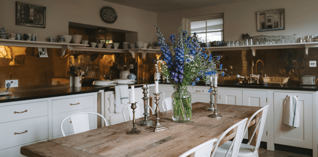  West Sussex Manor House kitchen and pantry by Plain English, designed with Harriet Anstruther