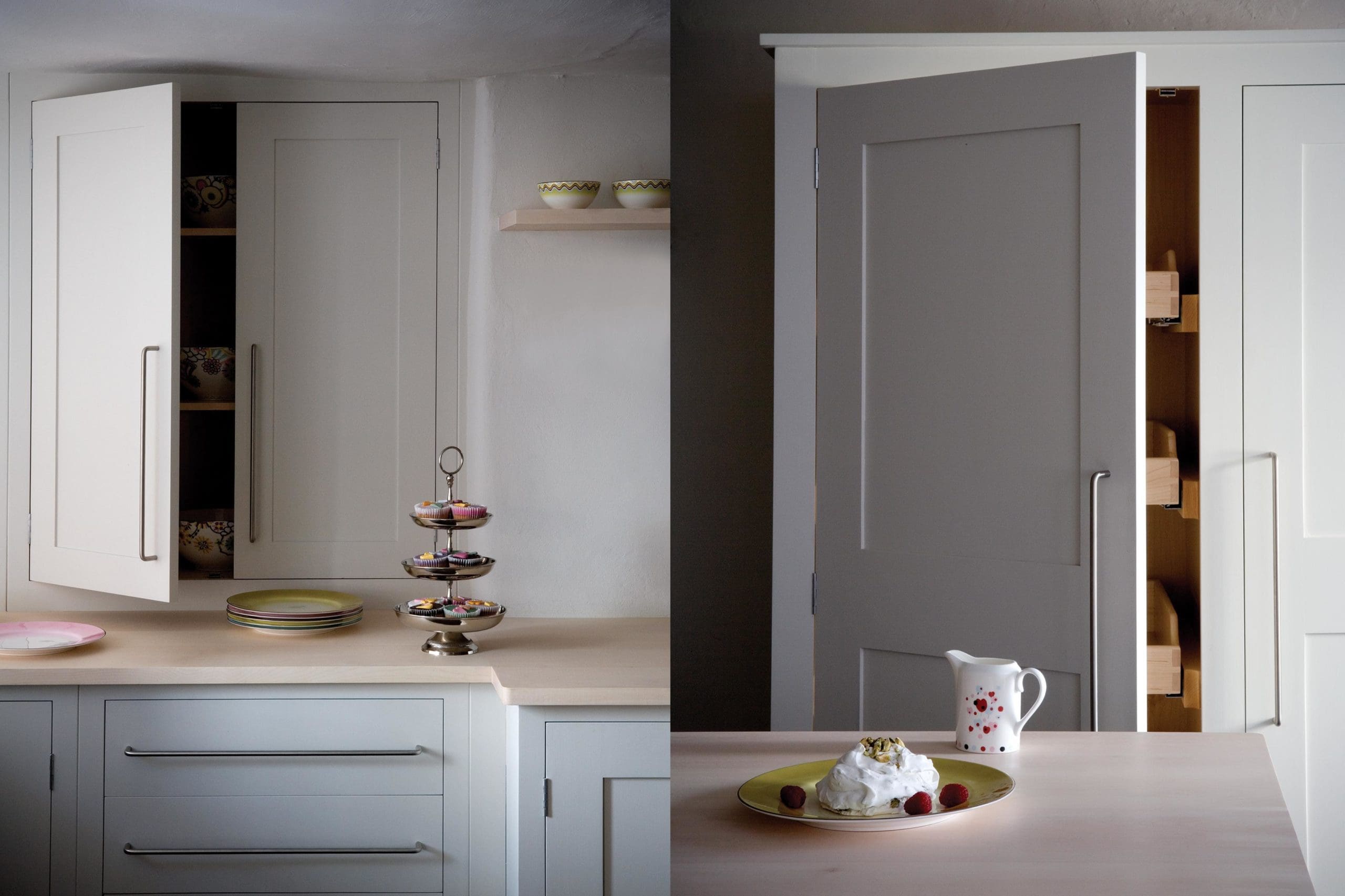  Tradtional kitchen with cake stands
