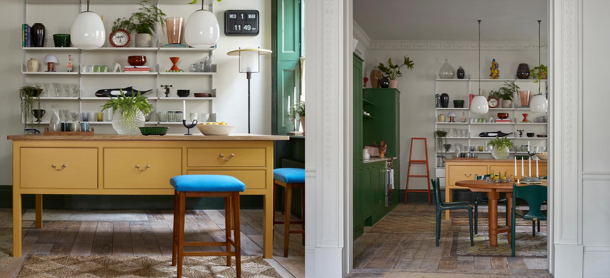  a plain english design free standing worktable kitchen island