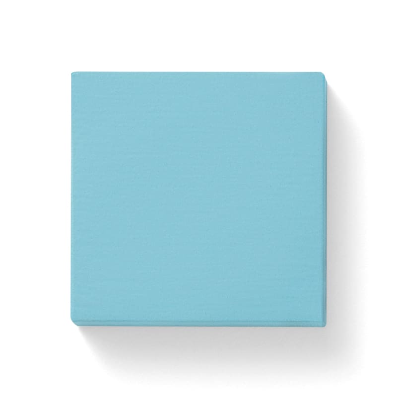 Plain English bespoke cabinet sample in light blue.