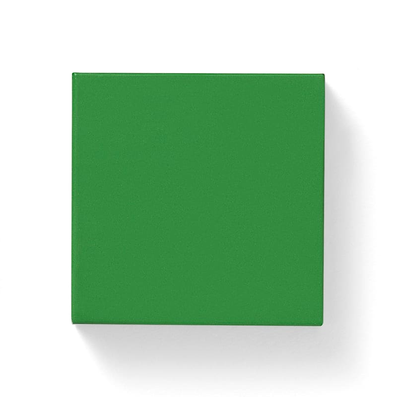 Plain English bespoke cabinet sample in vibrant green.